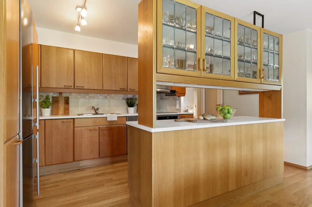 Cuisine - 4-Bed Apartment with Balconies in Sandvika