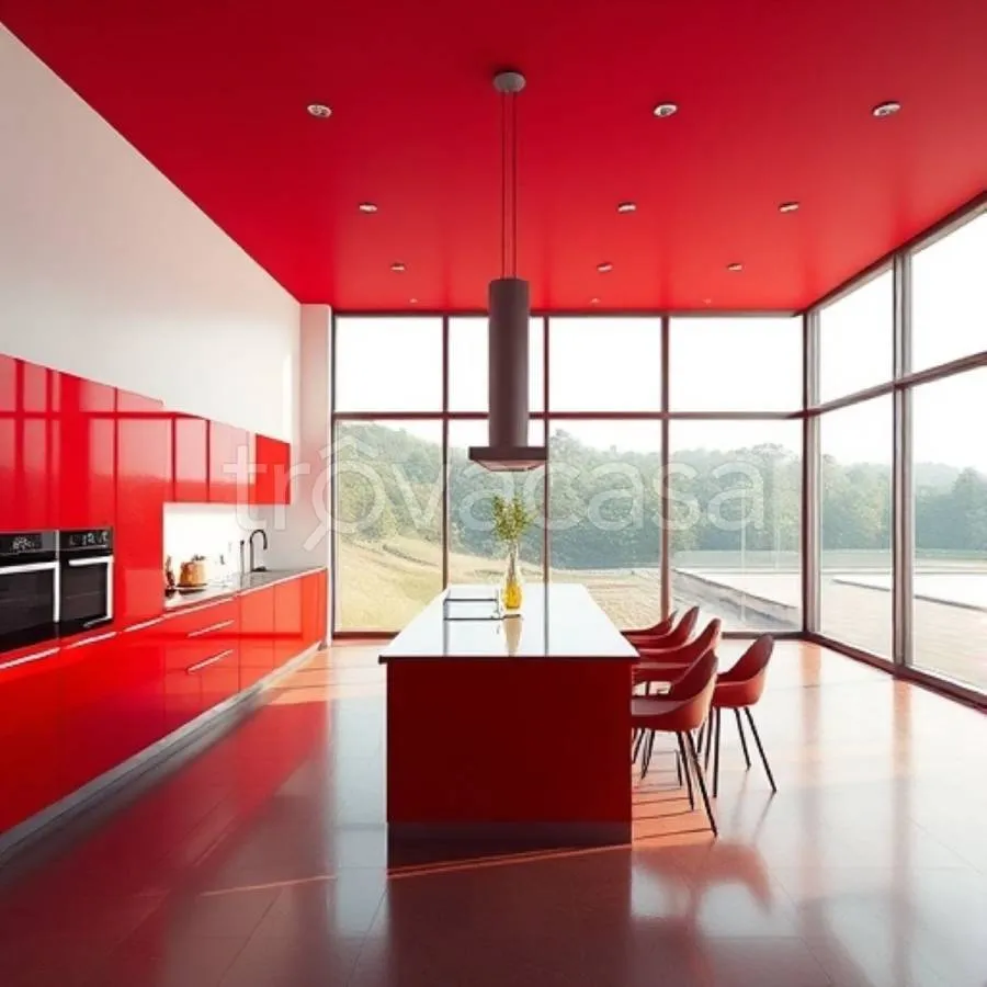 Kitchen - Auctioned Apartment with Garden in Sant'Ippolito