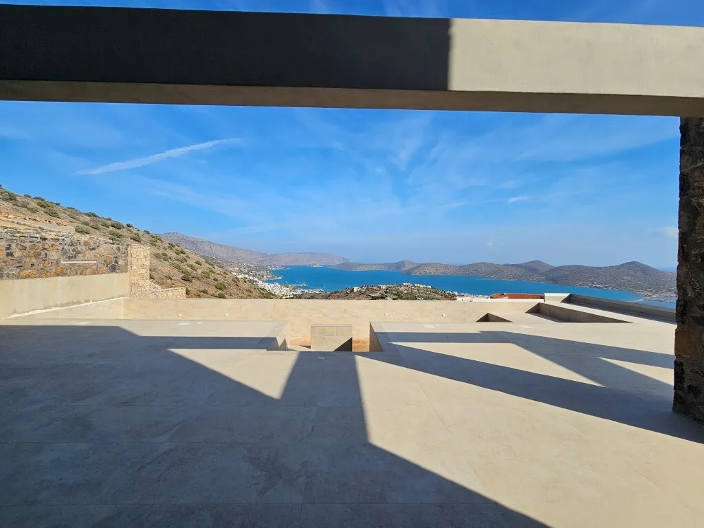 Terrasse - Villa with Sea View in Crete