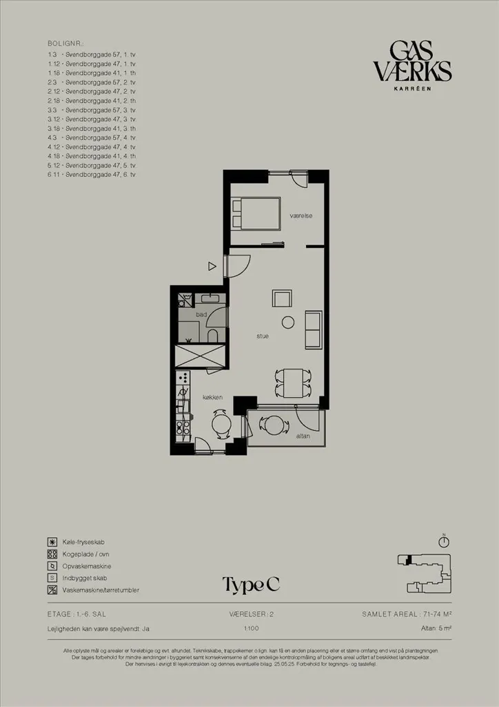 2-Bedroom Flat with Historic Charm in Østerbro