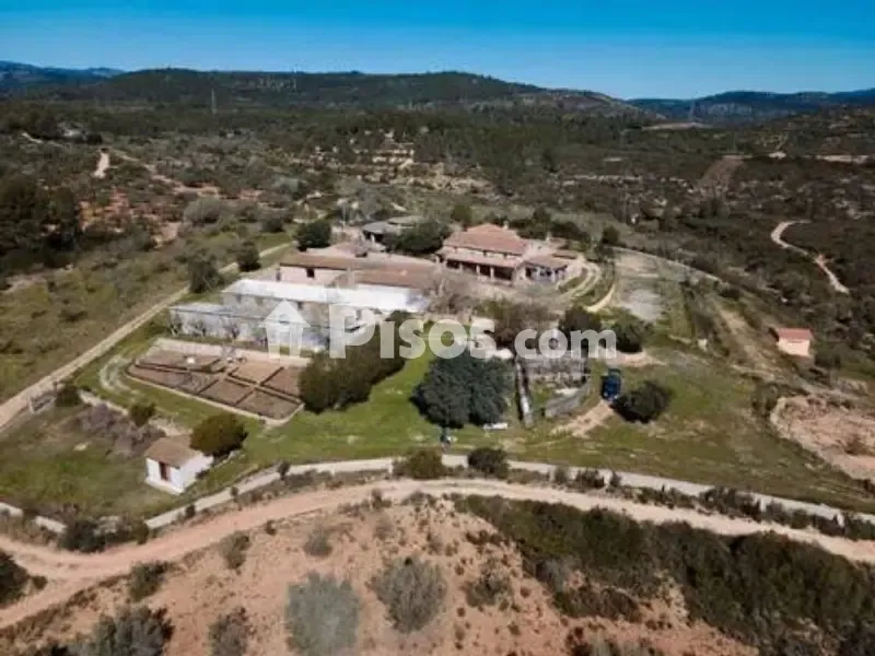 Vue aérienne - Rustic Farmhouse with Pool in Les Coves de Vinromà