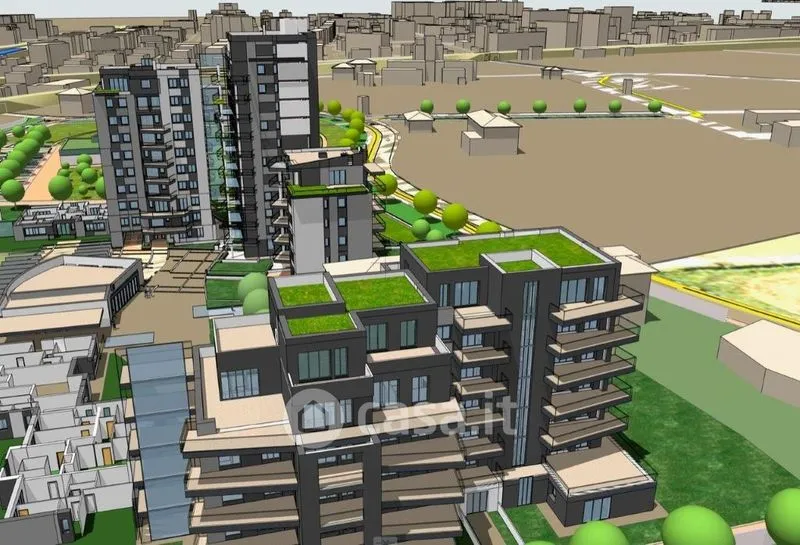 Vue aérienne - Panoramic Triplex with Terrace in Bologna