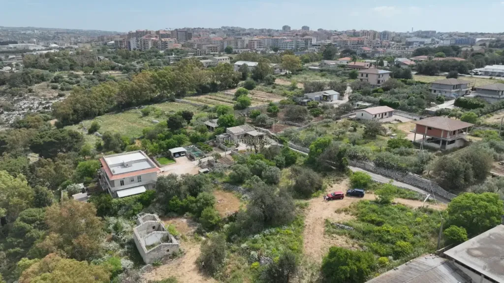 Vue aérienne - Independent House with Panoramic View in Modica