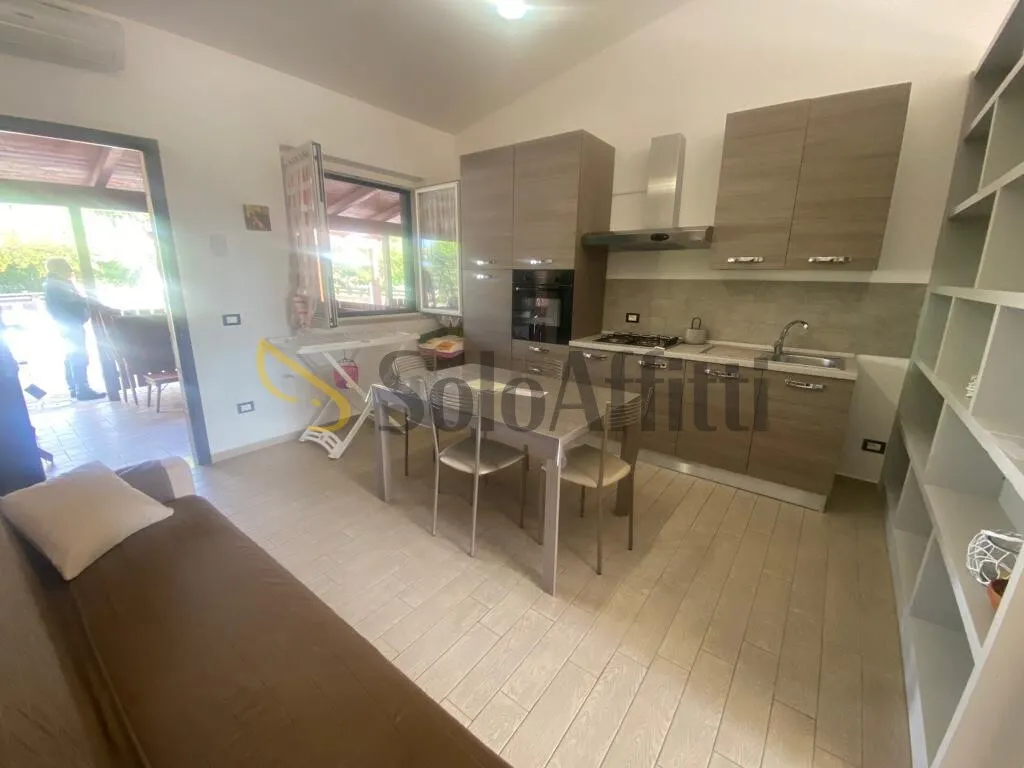 Köök - Modern Studio Apartment with Sea View in Tarquinia