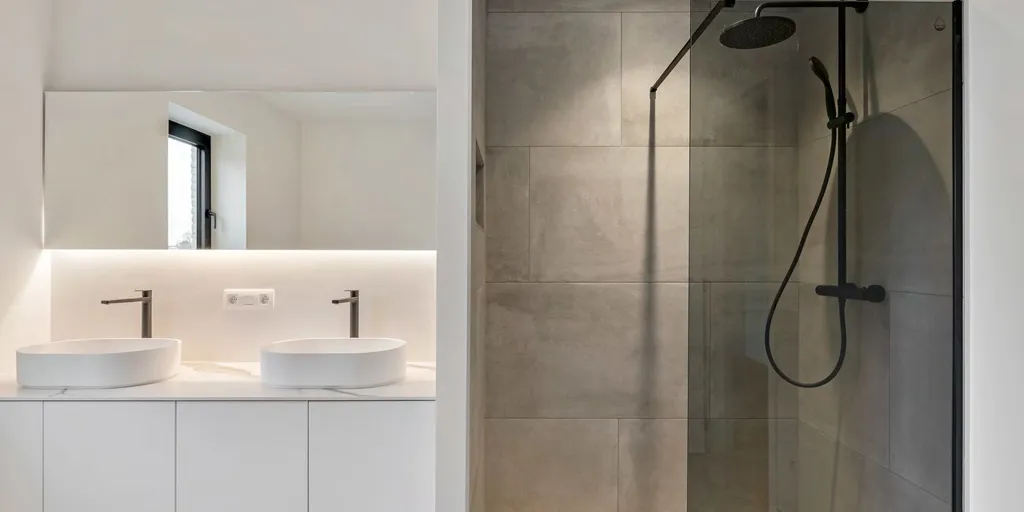 Salles de bain - Villa A+ Moderne avec Terrasse à Balen