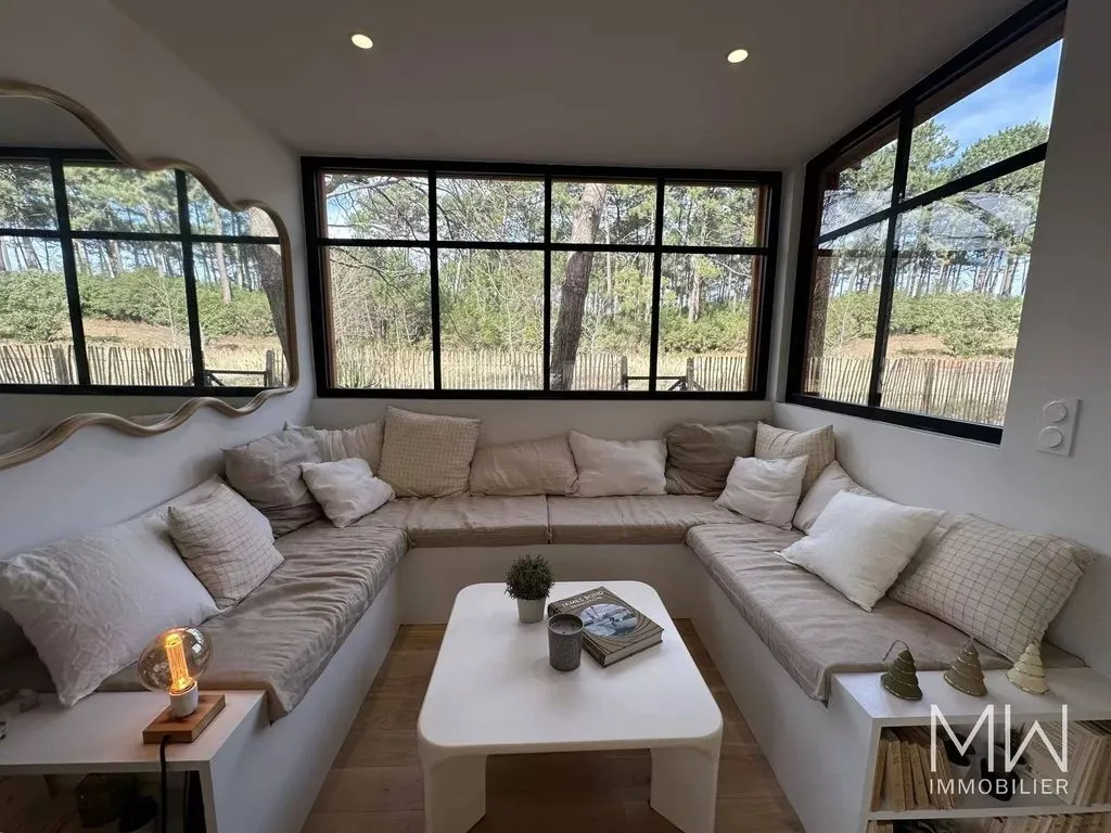 Living Room - Luxury Villa with Pool in Lège-Cap-Ferret