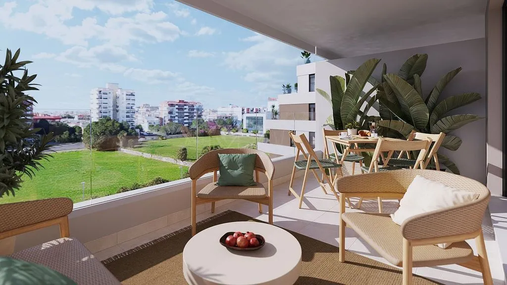 Terrass - New Flat with Pool in De Andalucía Street
