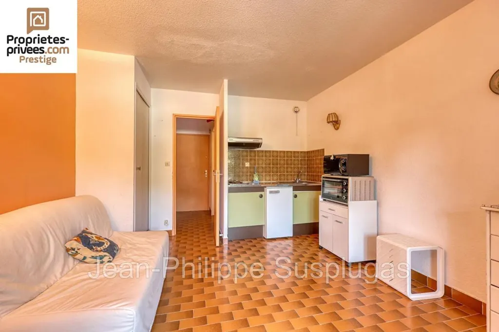 Cucina - Studio with Terrace in Saint-Cyr-sur-Mer