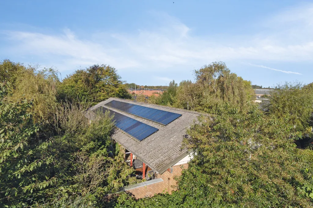 Vue aérienne - Spacious Villa with Garden near Strand in Struer