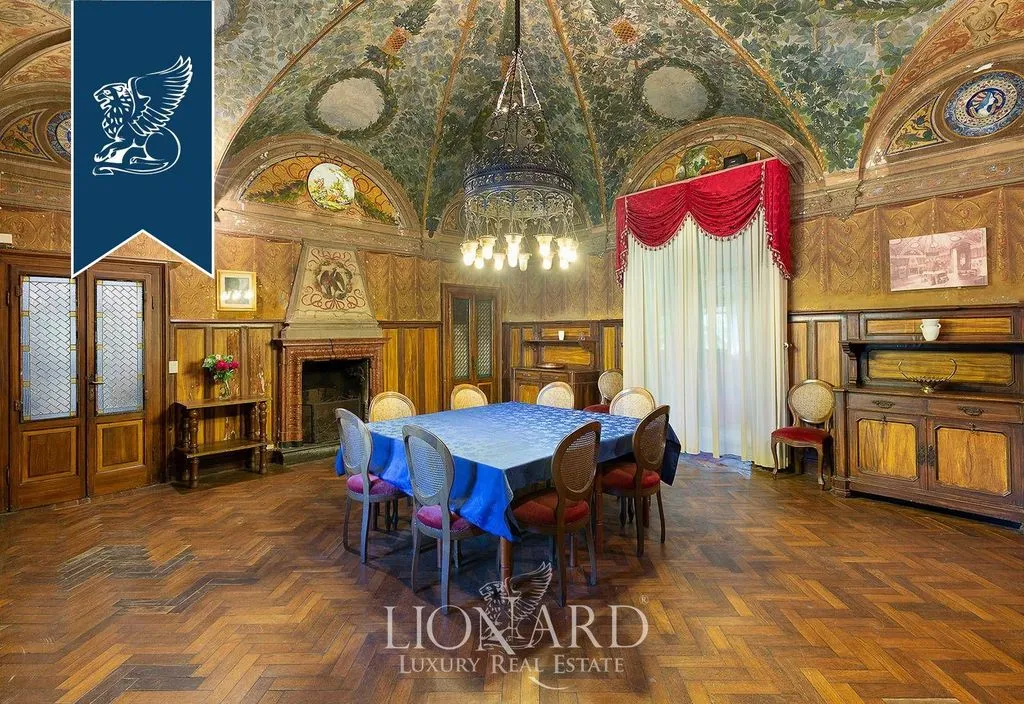 Sala da pranzo - 15th-Century Palace with Tower in Lombardy