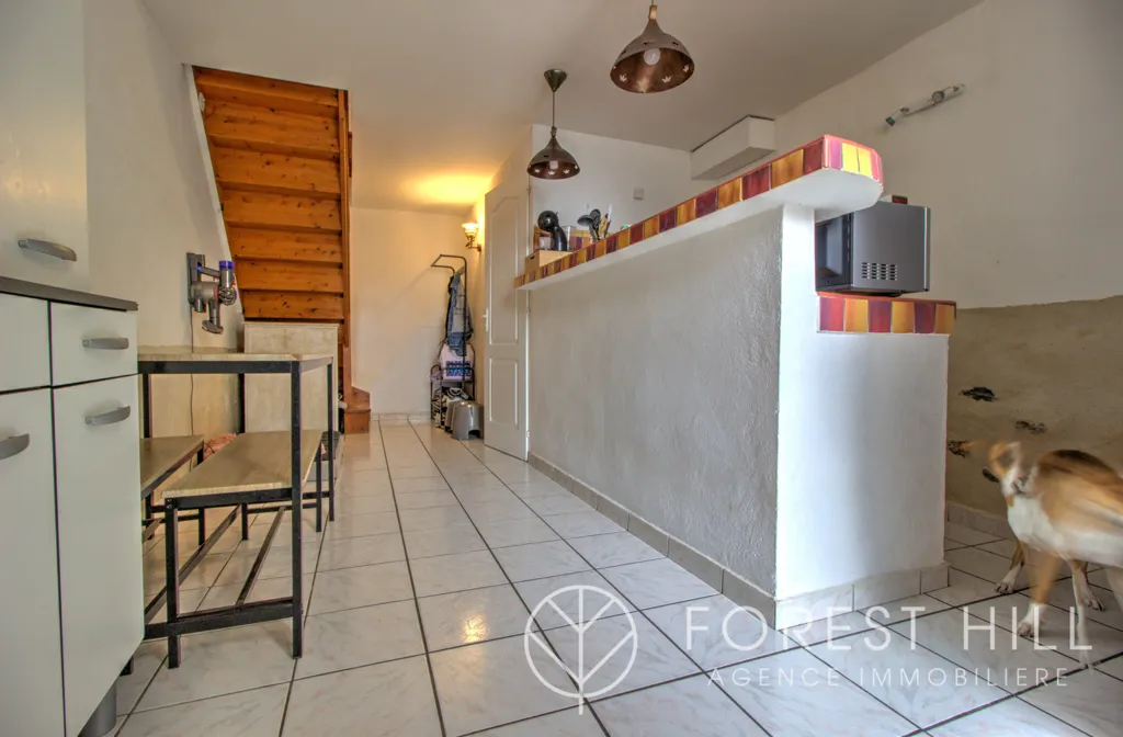 Kitchen - Village House with Parking in Céret