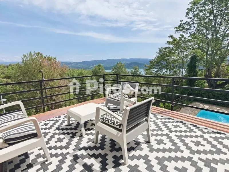 Terrasse - Chalet with Pool in Lago Barasona