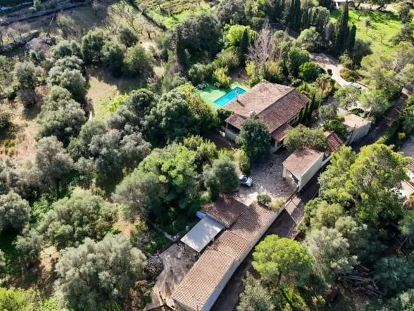 Vista aerea - Rustic Finca with Mountain Views in Inca
