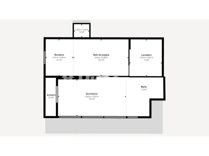 Floor Plan - Independent Villa with Private Pool in Gueñes