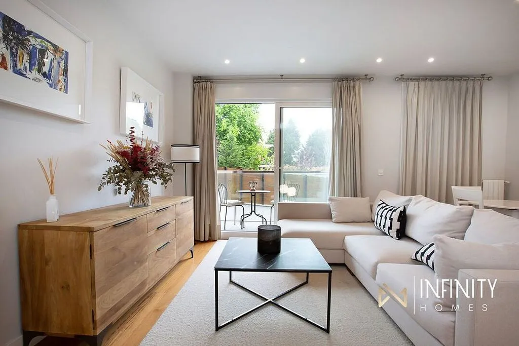 Living Room - Duplex with Terrace in La Galea, Getxo