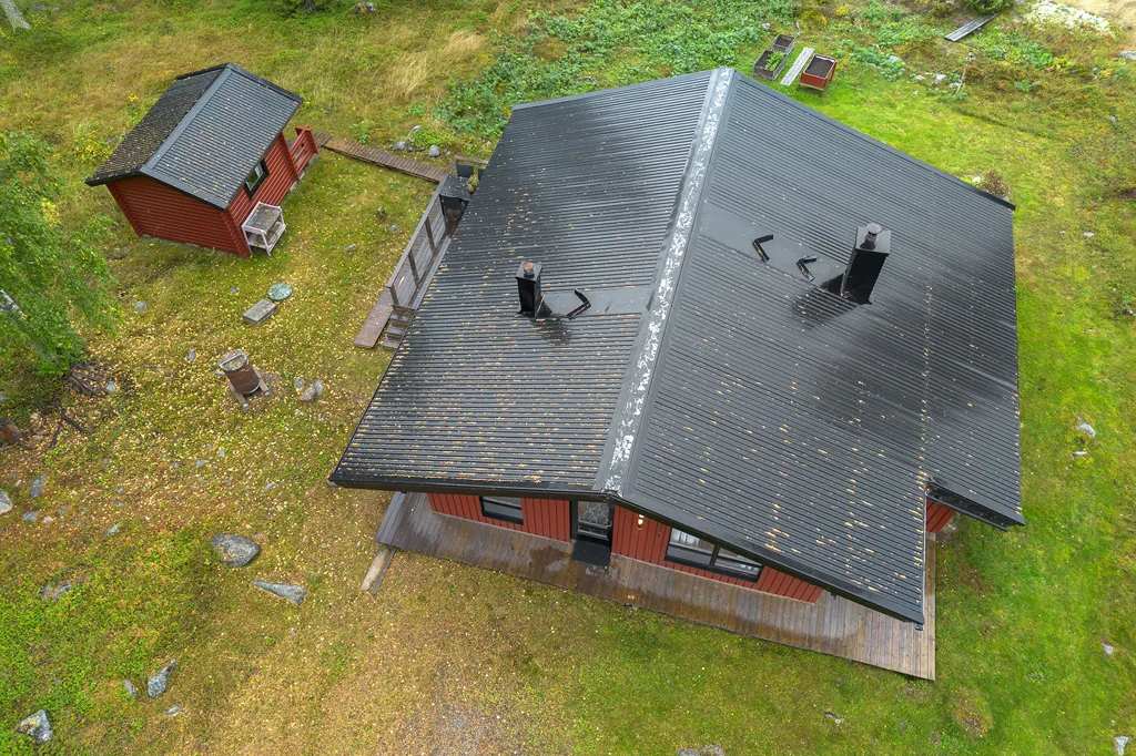 Vista aérea - Cottage with Fireplace in Råneå