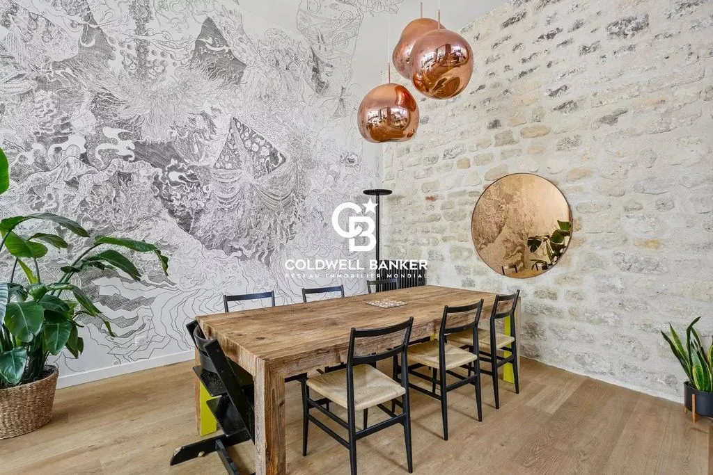 Dining Room - Luxury Loft with Terrace in Belleville, Paris