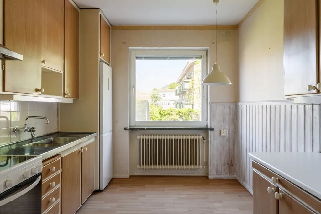 Cuisine - Apartment with Large Glazed Balcony in Anderslöv