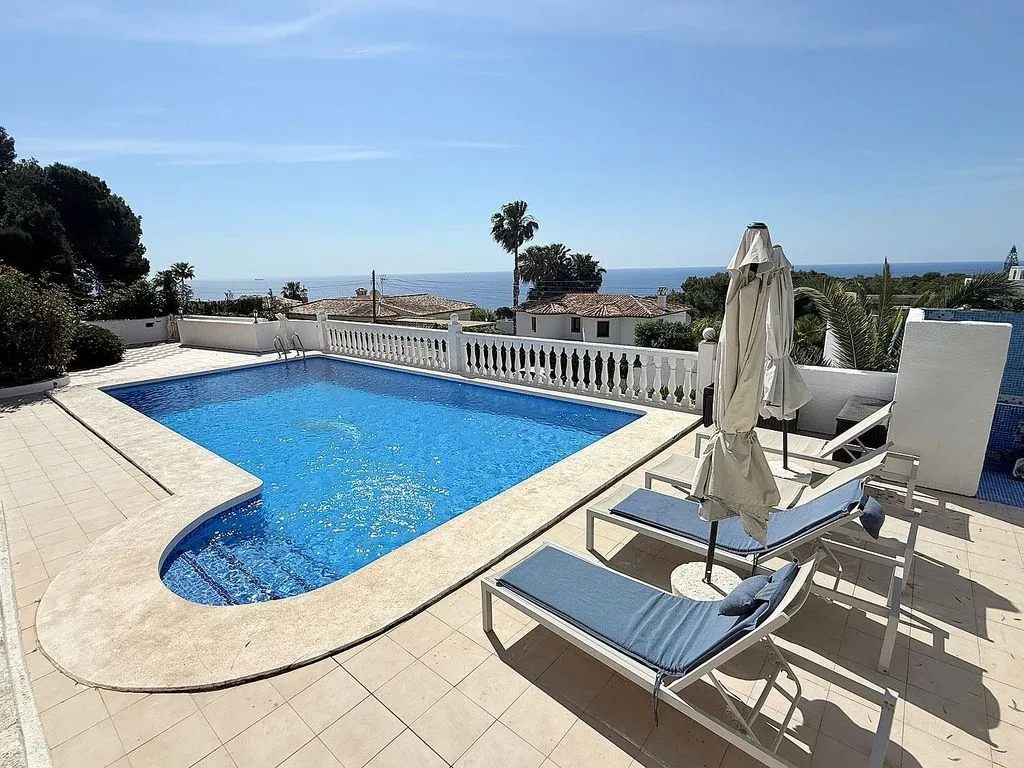 Piscine - Chalet with Sea View and Pool in Jávea