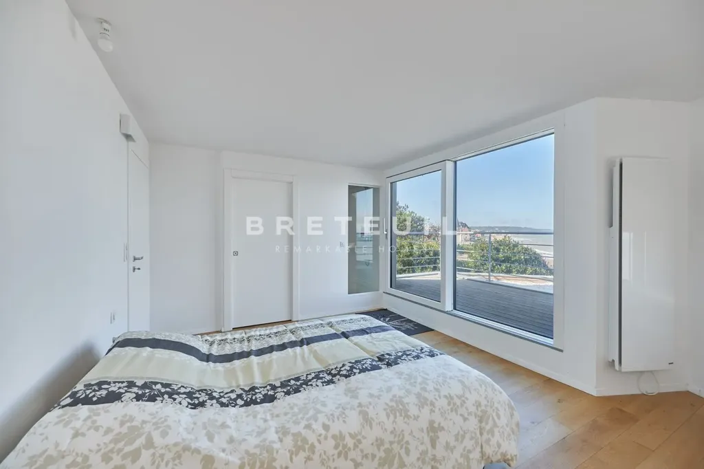 Chambres - Propriété Contemporaine avec Vue Mer à Benerville-sur-Mer