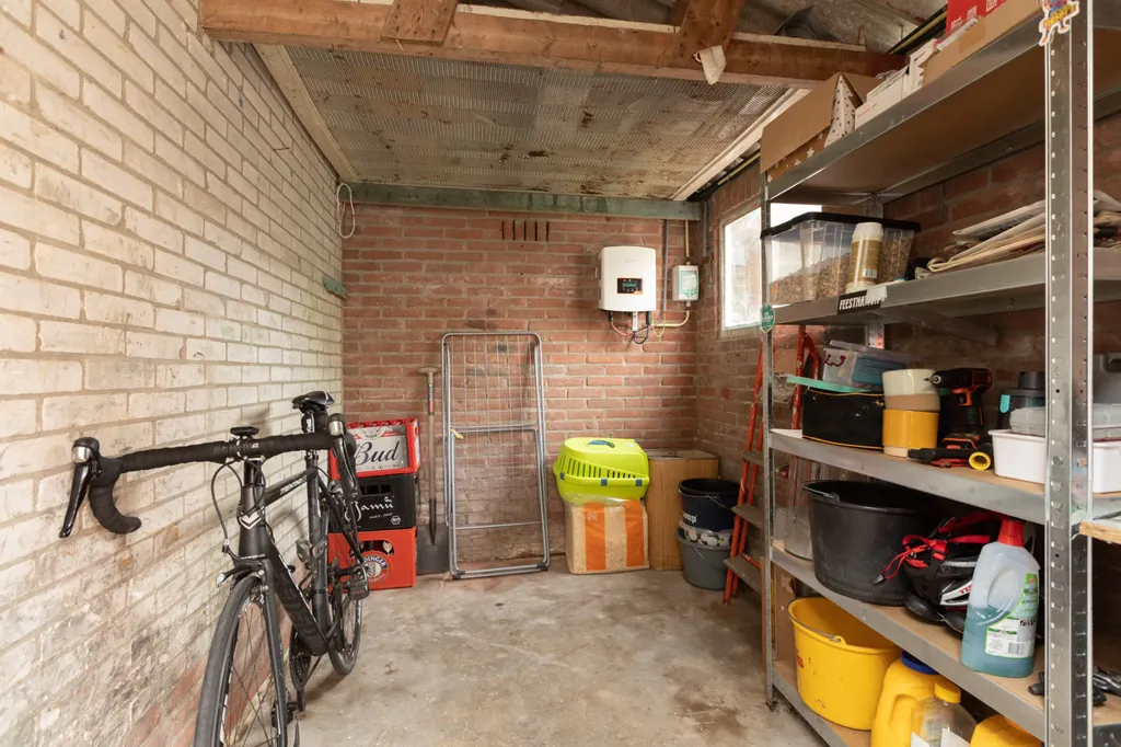Garage - Modernised 1930s Semi-detached House in Bolsward