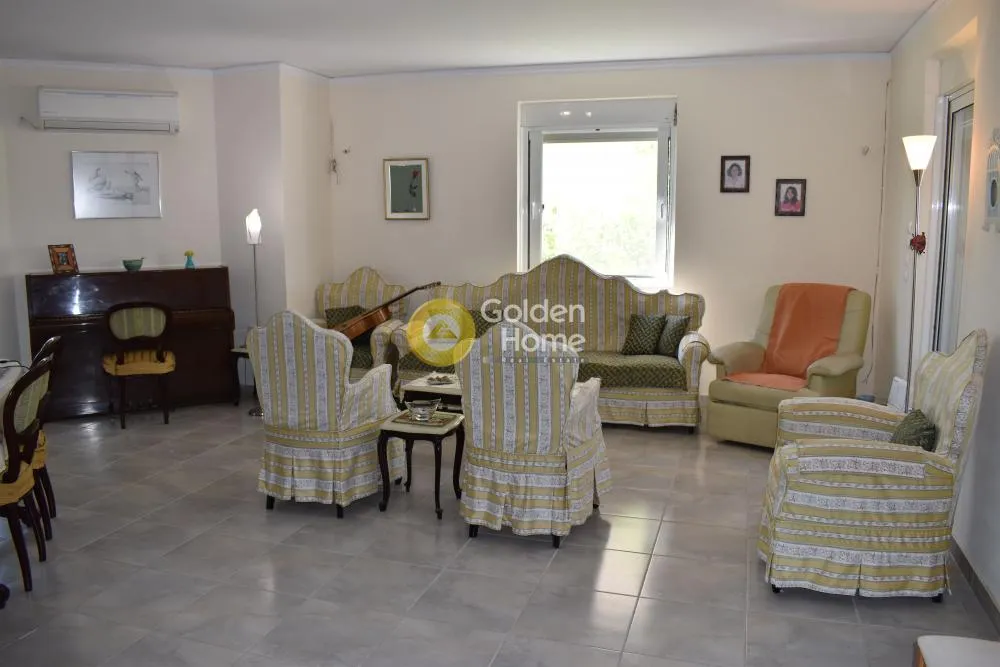 Living Room - Seafront Villa with Garden in Assos-Lexaio