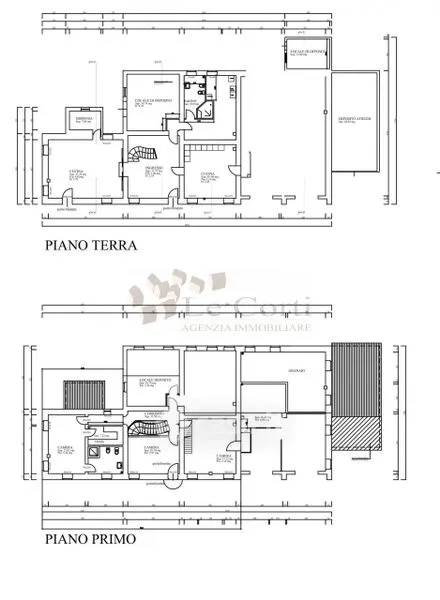 Plan - Historic Rustico Casale with Garden in Orgiano