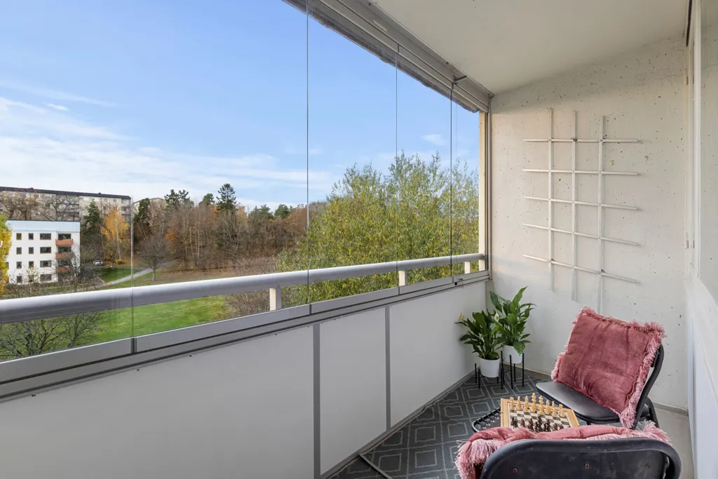 Balcon - Apartment with Panoramic View in Sätra