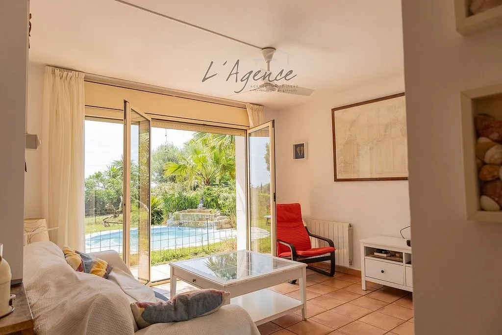 Soggiorno - Chalet with Pool and Sea View in Calonge