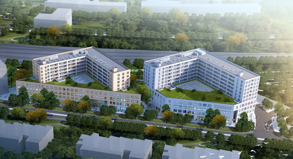 Õhuvaade - Apartment with Balcony in Breda Centre