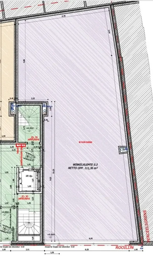 Floor Plan - New Commercial Unit with High Visibility in Veurne