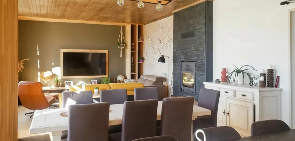 Söögituba - Renovated Passive House with Pool in Montregard