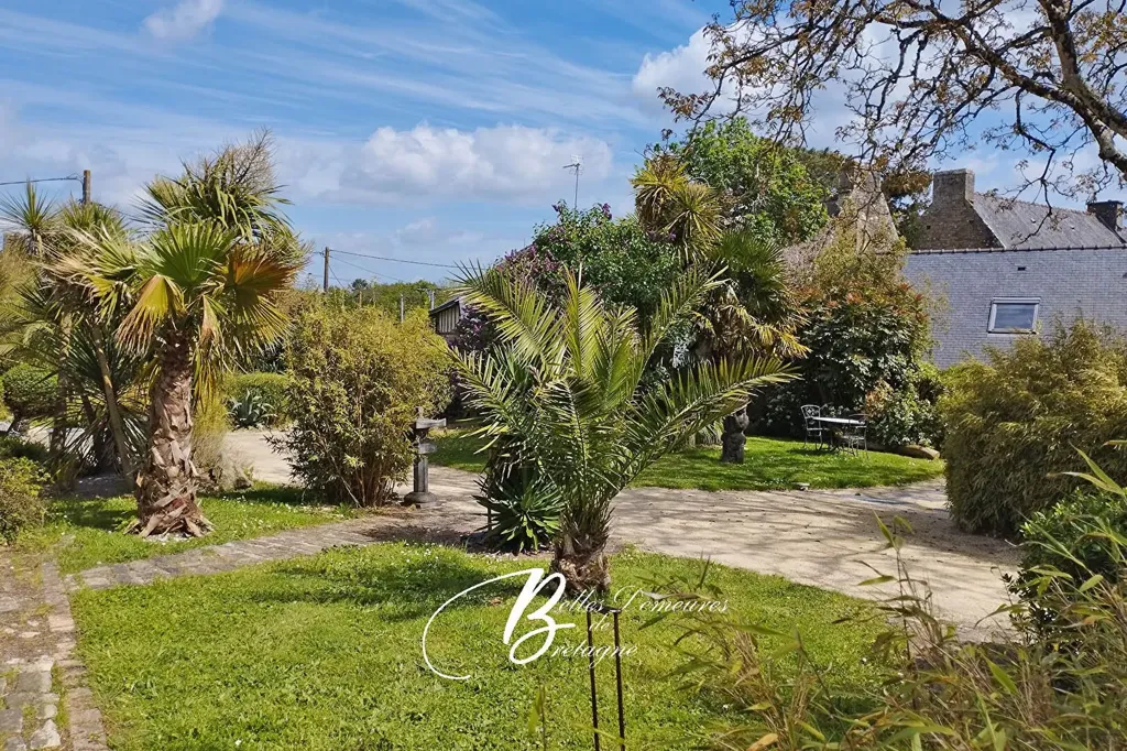 Jardin - Propriété avec Trois Longères et Piscine à Ria d'Etel