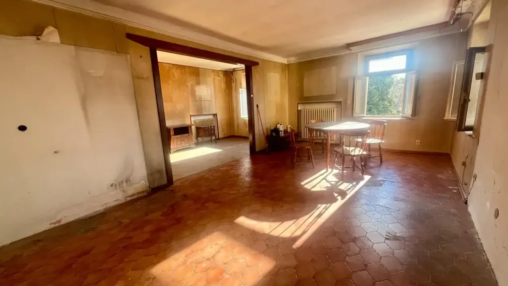 Living Room - Terraced House with River View in Aquileia
