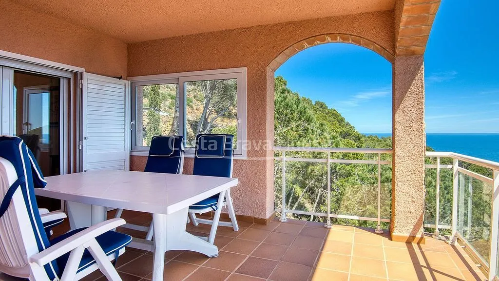 Terrasse - Villa with Pool and Sea Views in Sa Tuna