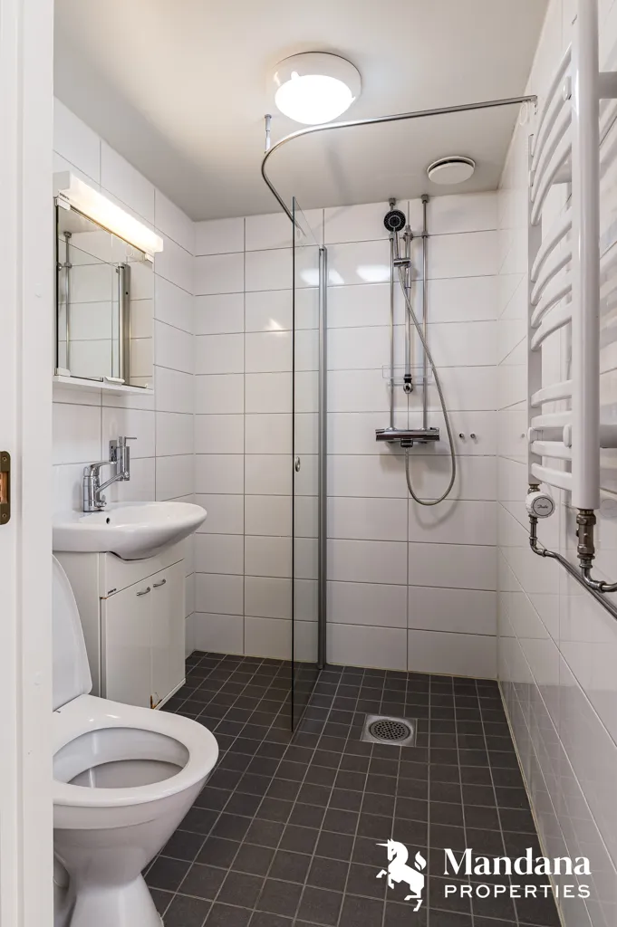 Salles de bain - Apartment with Garden in Oulu