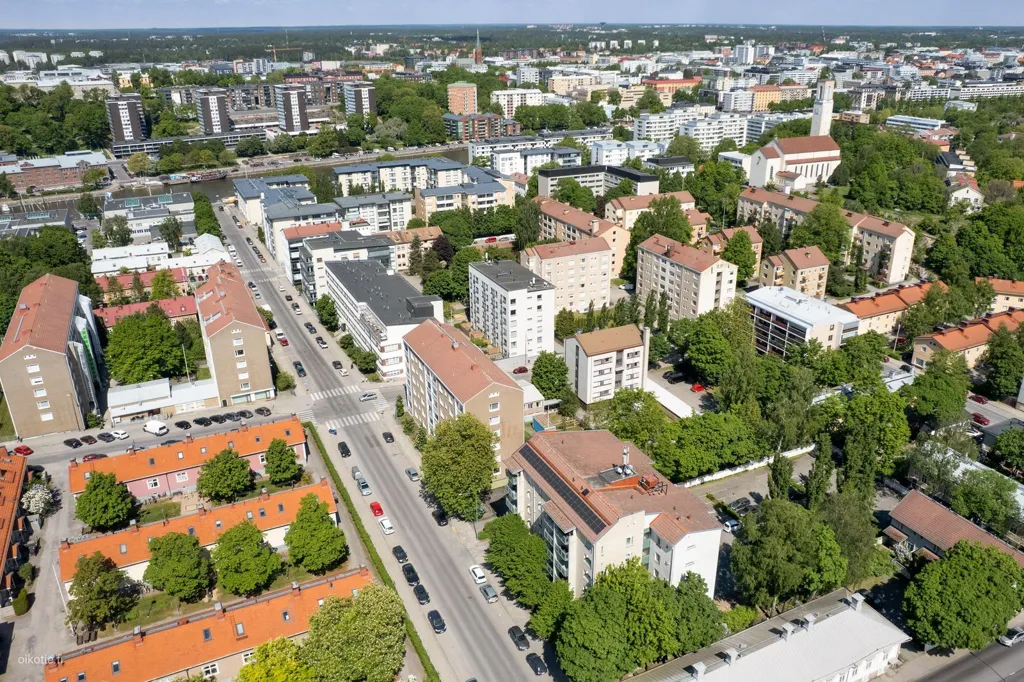 Vue aérienne - Bright Studio with Balcony in Martti, Turku
