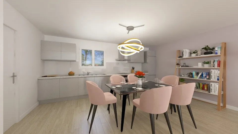 Salle à manger - Maison à Construire avec Jardin à Coarraze