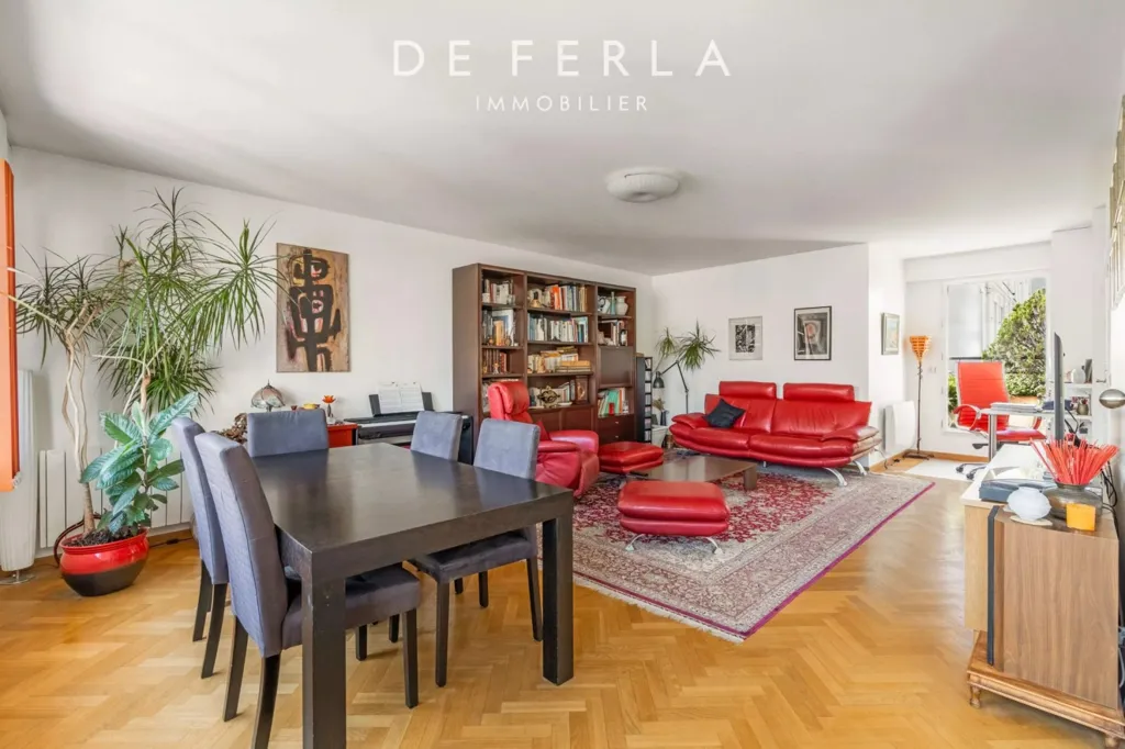 Living Room - Duplex with Terrace in 75014 Paris
