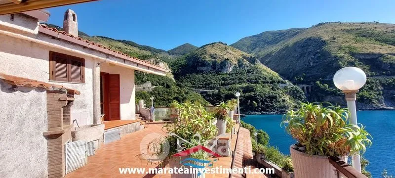Terrasse - Villa with Sea View in Maratea