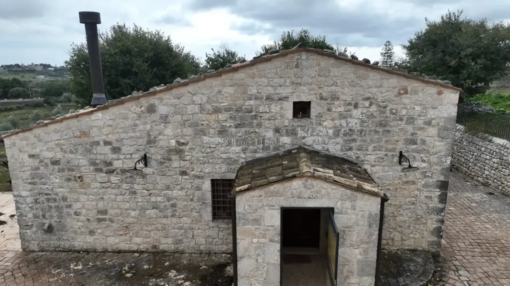 Exterior - Historic Stone Villa with Garden in Modica
