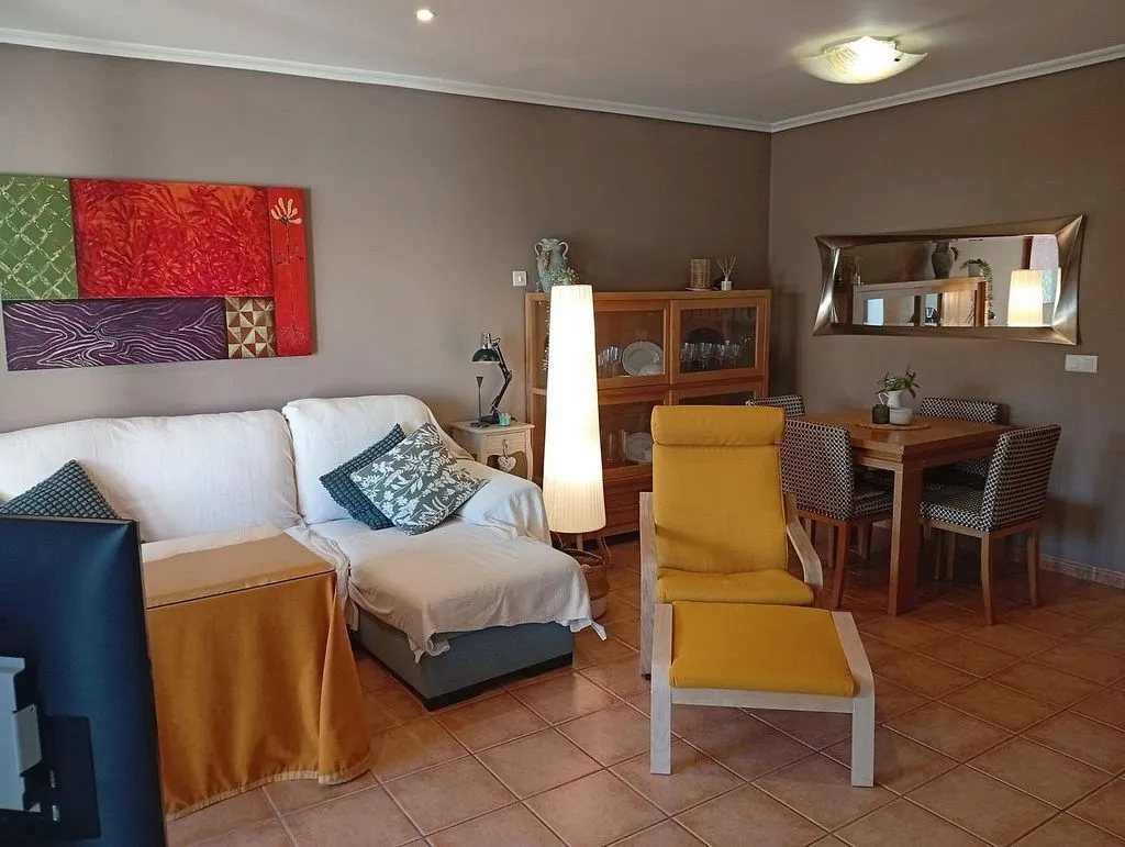 Séjour - Duplex with Pool and Terrace in Las Salinas