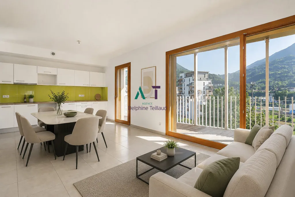 Séjour - Appartement avec terrasse à Grenoble