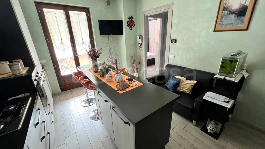 Cuisine - Trilocale with Mountain Views in Chiusa di Pesio