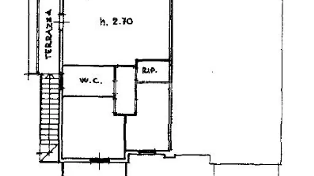Plan - Bright Trilocale with Terrace in Numana