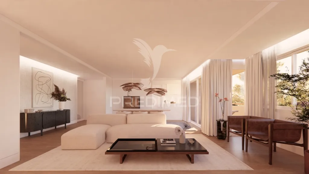 Séjour - Newly Built T2 in Rio Tinto with Garden
