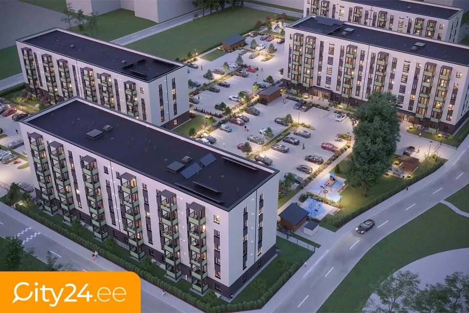 Õhuvaade - Modern Apartment with Balcony in Ķengarags, Riga