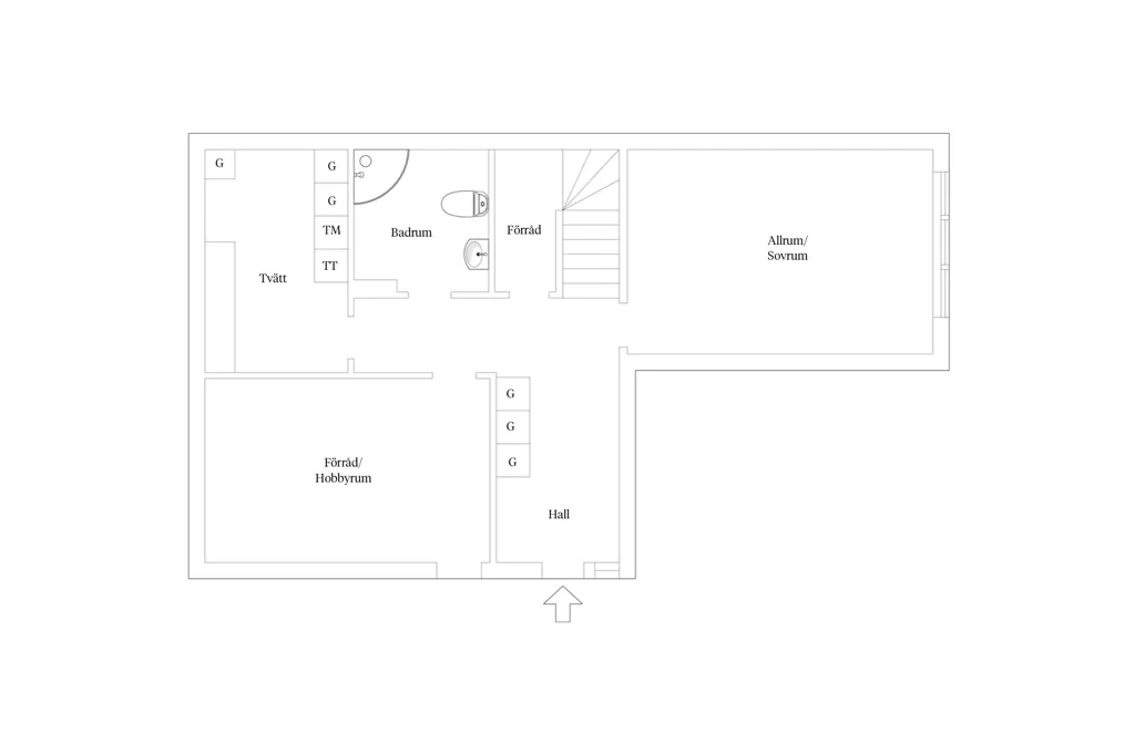 Plan - Modern Parhouse with Garden in Mölnlycke