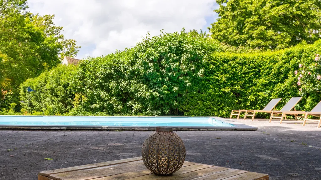Pool - Renaissance Mill with Equestrian Facilities near Paris