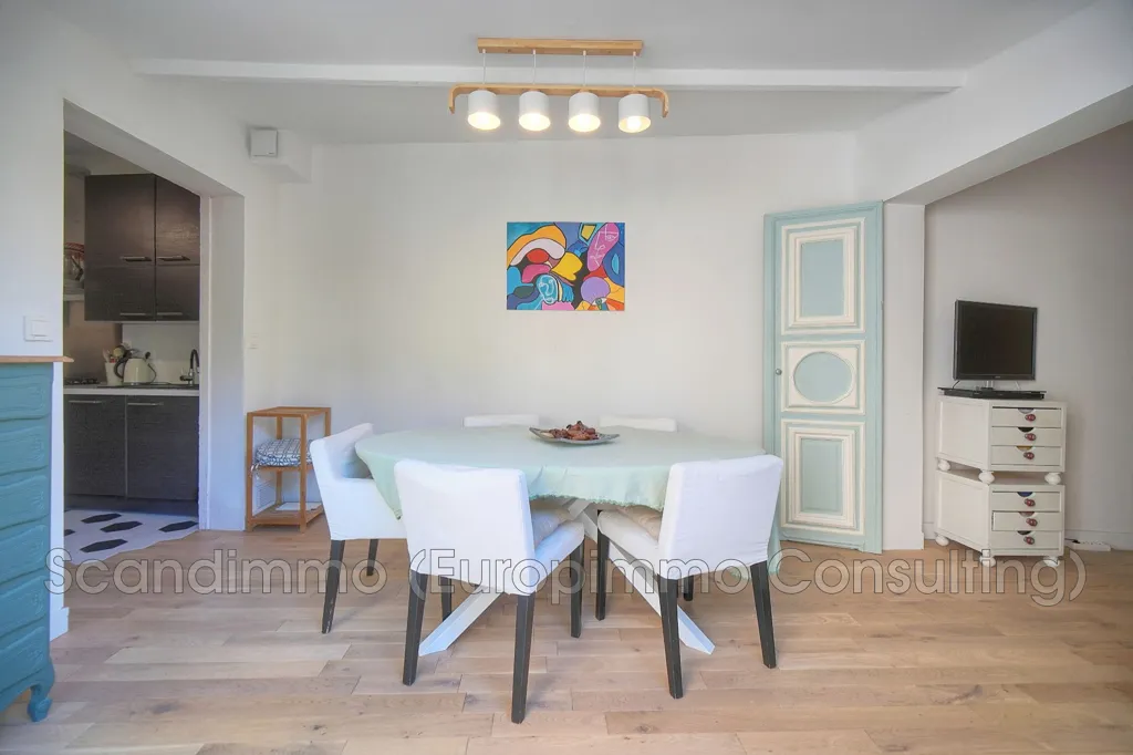 Dining Room - Luxury Flat with Private Garden in Cannes